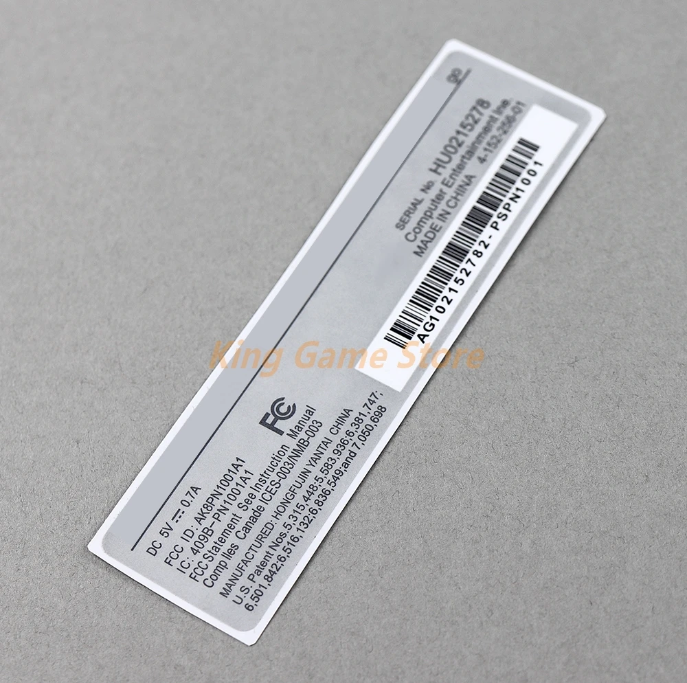 1000шт на гърба на етикета на корпуса на контролера PSPGO опция гаранция етикет, стикер с баркод за PSP GO Изображение 3