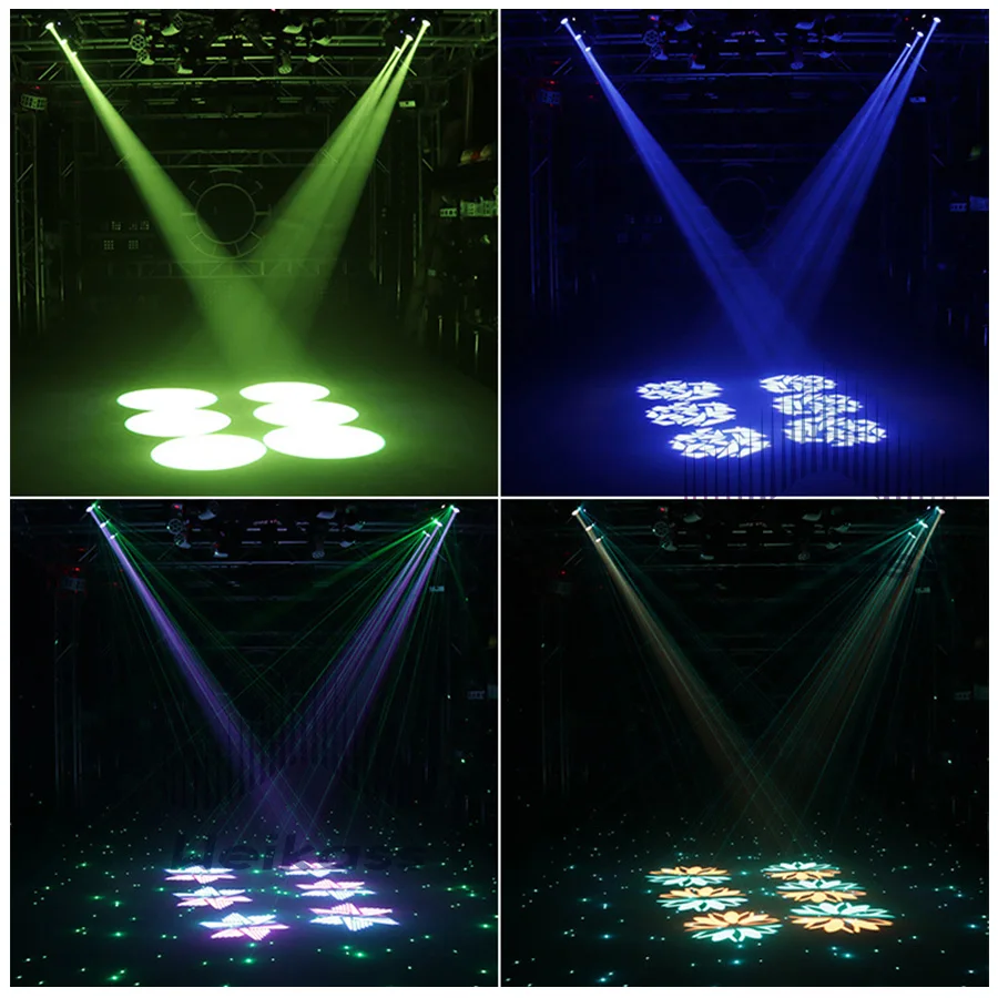 30 Watt Led Лазер Точков движещ Се Главоболие, чието сценично ефектно Осветление За DJ Диско Дейности Партита DMX Лампа 8 Gobos 8 Цвята Лъч Изображение 5
