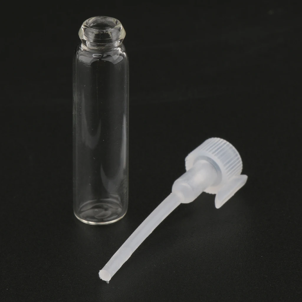 30 бр. мини-стъклени шишета за проби прозрачна течност, празни флакони от етерични масла за духове, многократно козметични контейнери - potting Изображение 5