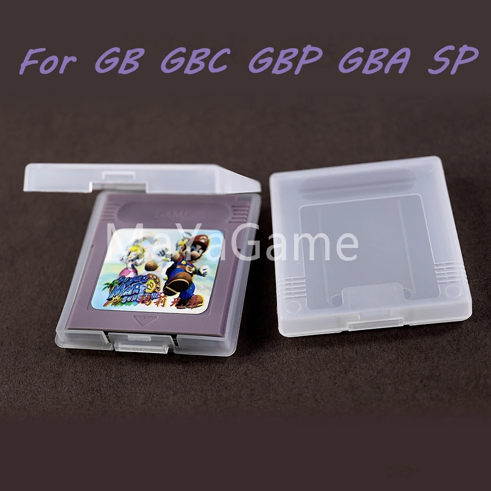 50шт OCGAME за Game Boy за GBA GB, GBC GBP GBA SP Прозрачни кутии за игрални касети за Подмяна на кутии за съхранение слот касети Изображение 3