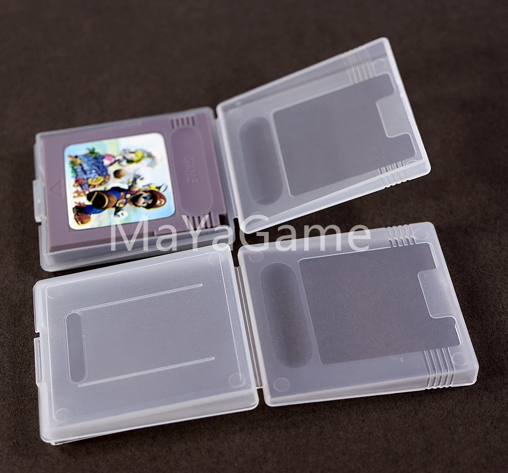 50шт OCGAME за Game Boy за GBA GB, GBC GBP GBA SP Прозрачни кутии за игрални касети за Подмяна на кутии за съхранение слот касети Изображение 5