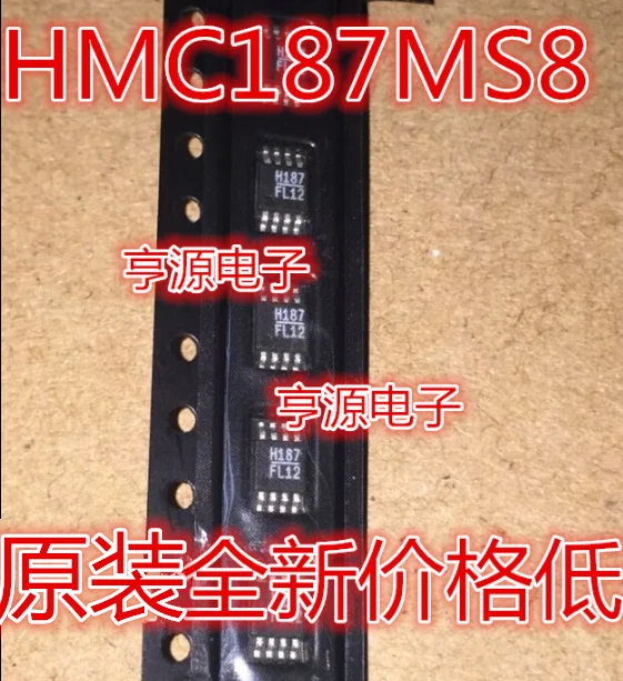 5шт оригинален нов HMC187MS8G HMC187MS8 ситопечат H187 MSOP-8 Изображение 0