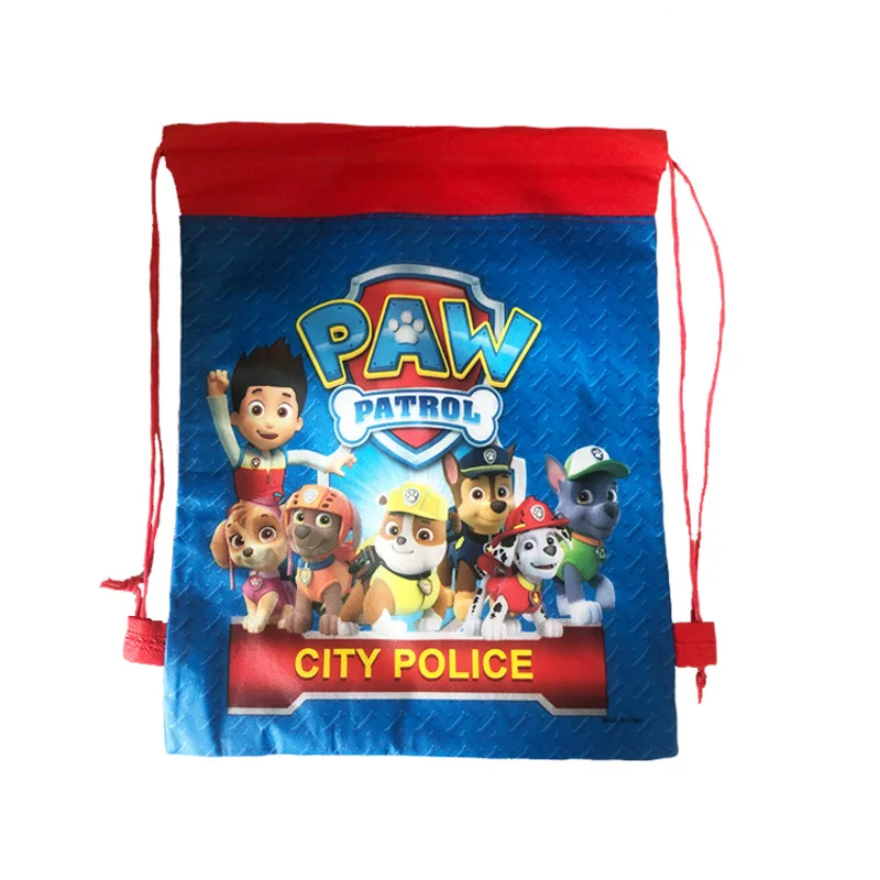 PAW Patrol Сладко Чанта За Съхранение на Райдър Marshall Chase На съвсем малък Пътнически Free Toiletries Сгъваема Продуктова Мультяшная Чанта на Рамото за Детски Подаръци Изображение 2