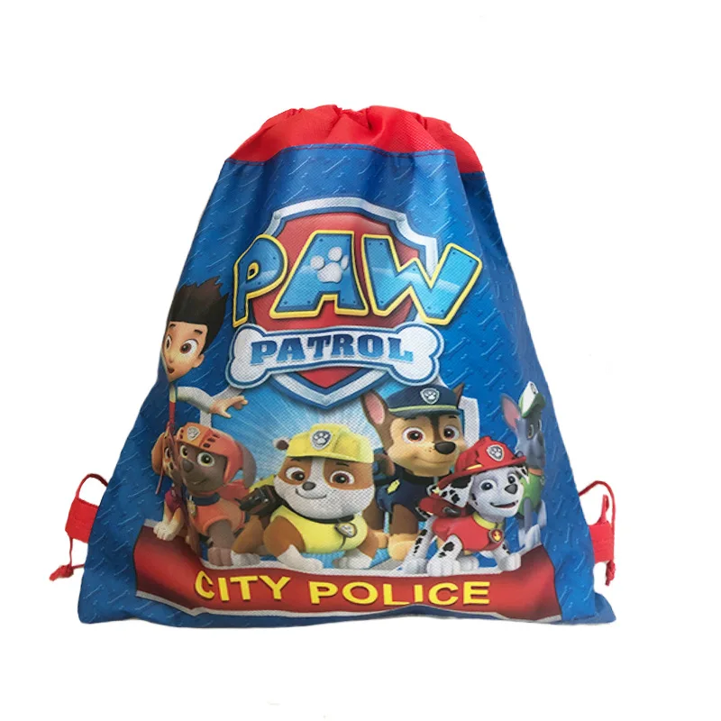 PAW Patrol Сладко Чанта За Съхранение на Райдър Marshall Chase На съвсем малък Пътнически Free Toiletries Сгъваема Продуктова Мультяшная Чанта на Рамото за Детски Подаръци Изображение 5