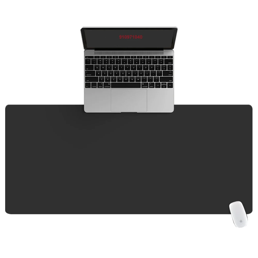 XXL Подложка за офис компютър, бюро, настолна клавиатура, голям подложка за мишка, Черна възглавница за вашия лаптоп, настолен нескользящий мат, подложка за мишка за геймъри Изображение 0