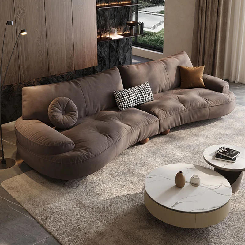 Водоустойчив Мързеливи мека Мебел за дневна Nordic Фоайе Етаж диван с подлакътници Луксозни Удобни столове за декорация на мебели El Hogar Изображение 0