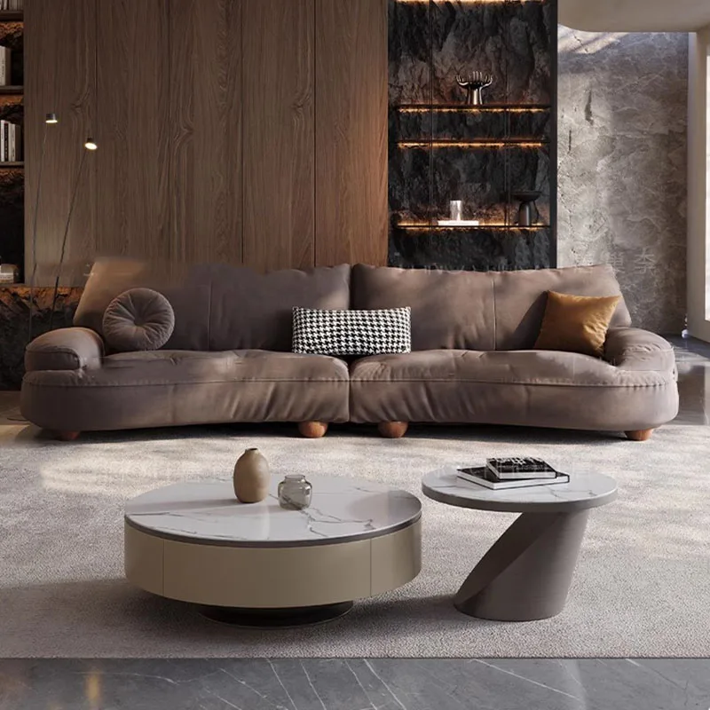 Водоустойчив Мързеливи мека Мебел за дневна Nordic Фоайе Етаж диван с подлакътници Луксозни Удобни столове за декорация на мебели El Hogar Изображение 1