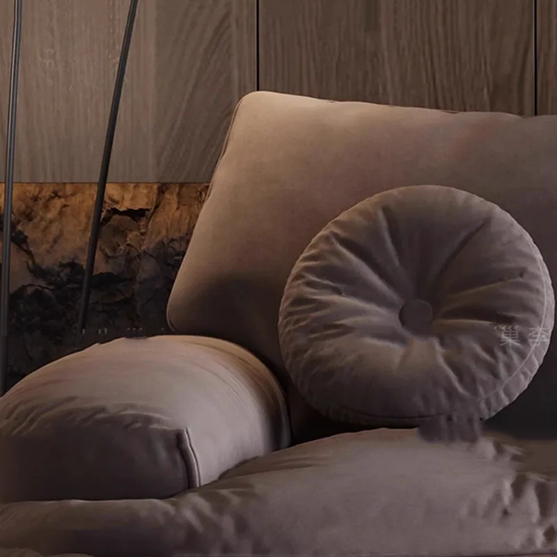 Водоустойчив Мързеливи мека Мебел за дневна Nordic Фоайе Етаж диван с подлакътници Луксозни Удобни столове за декорация на мебели El Hogar Изображение 5