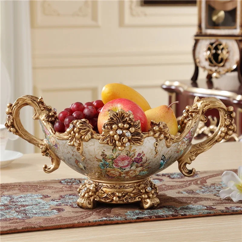 Голяма чиния за плодове в европейски стил, аксесоари за дома в ретро стил Palace е в европейски стил, украса в стил ретро Изображение 0