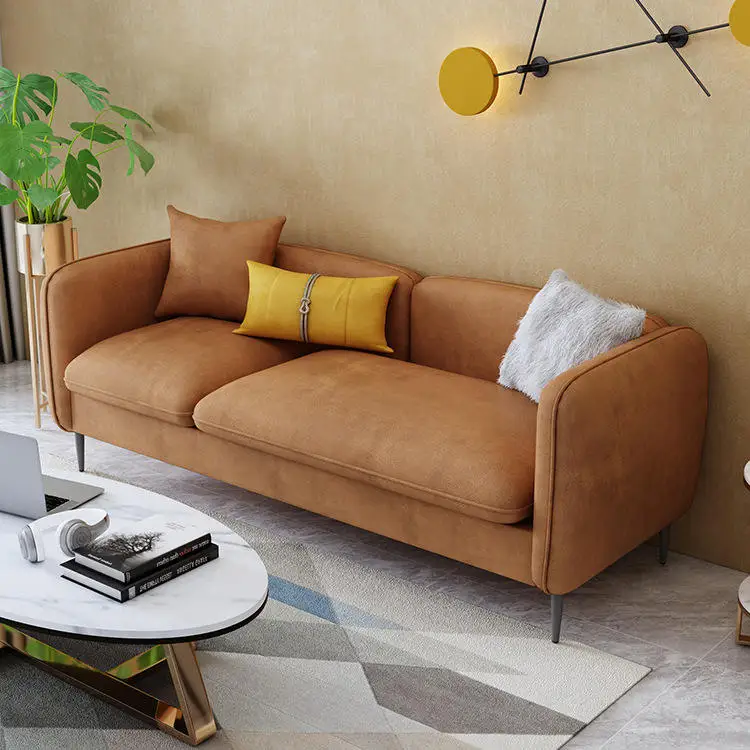 Горещ продаваният офис текстилен диван-спалня, диван-спалня, мебели за съвременна всекидневна мека мебел Изображение 4