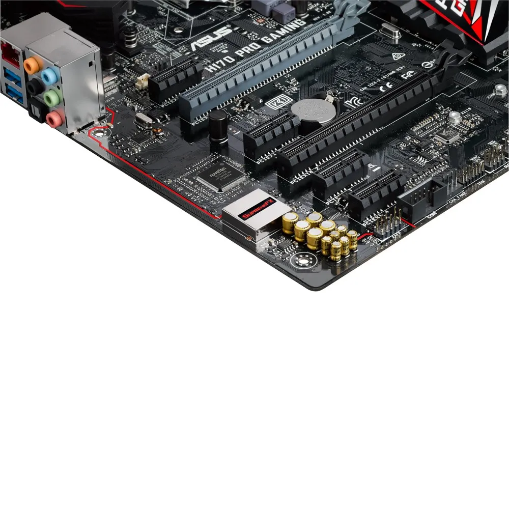 Дънна платка ASUS H170 PRO GAMING + процесори I3 6100 и 2x DDR4 8G RAM LGA 1151 Комплект дънната платка Intel H170 M. 2 PCI-E 3.0 ATX Изображение 3