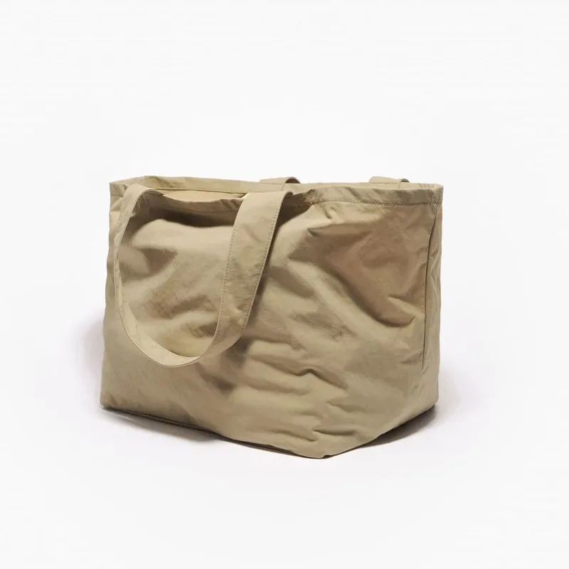 Модни чанти с бродирани букви Чанта-тоут голям капацитет ежедневни чанти през рамо Лека водоустойчива чанта за пазаруване за жени Изображение 2
