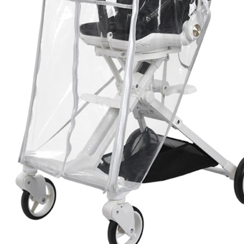 Обновен Дъждобран за детска количка Универсален Аксесоар за колички Водоустойчив EVA Изображение 4