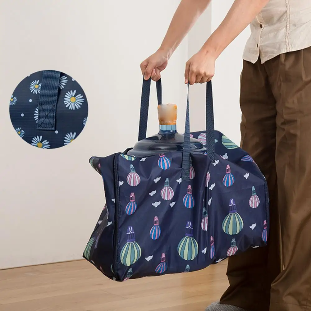 Преносим водоустойчив моющаяся чанта за съхранение с голям капацитет, чанта за съхранение на завивки, 4 размера с цип Изображение 2