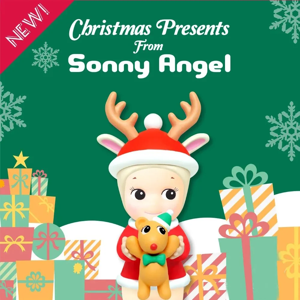 Сони Angel Blind Box Коледни подаръци от Сони Angel Mysterious Box Мини-фигурка на Mystery Box Kawaii Сладка Кукла Коледен подарък Изображение 1