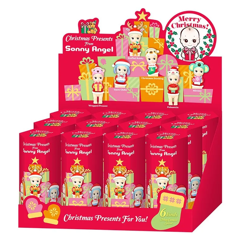 Сони Angel Blind Box Коледни подаръци от Сони Angel Mysterious Box Мини-фигурка на Mystery Box Kawaii Сладка Кукла Коледен подарък Изображение 5