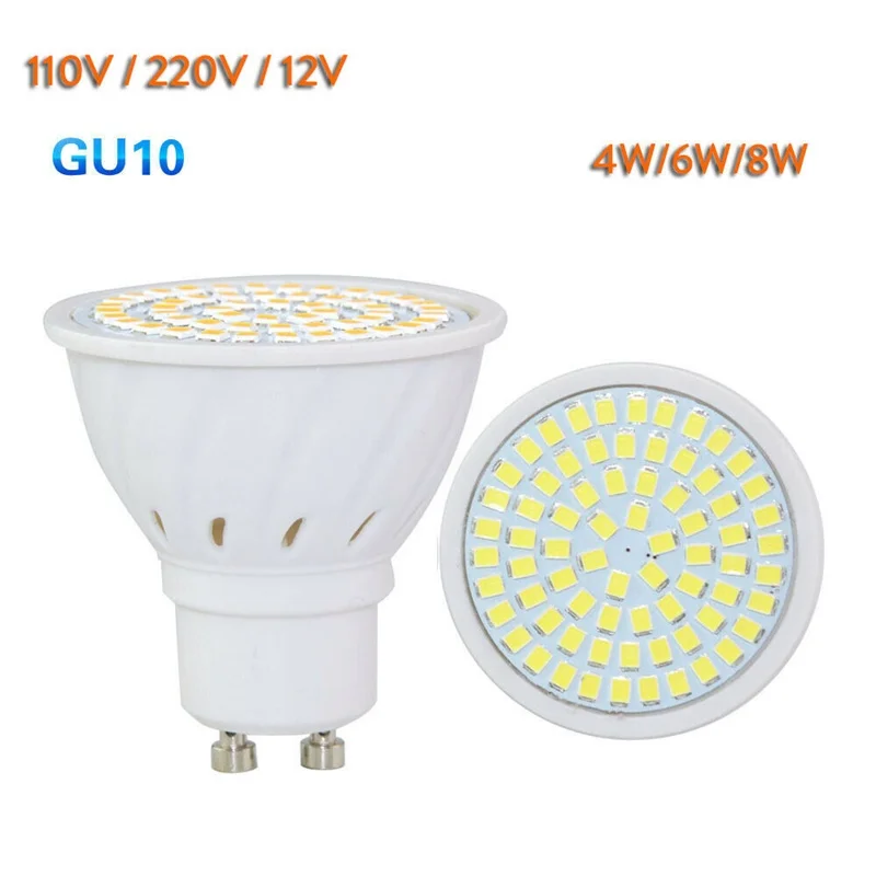 Супер Ярък GU10 LED Лампа E27 E14 Прожекторная лампа лампара 220V GU 10 bombillas led MR16 Лампада Хирургична лампа 24V DC 12V Лампа Изображение 1