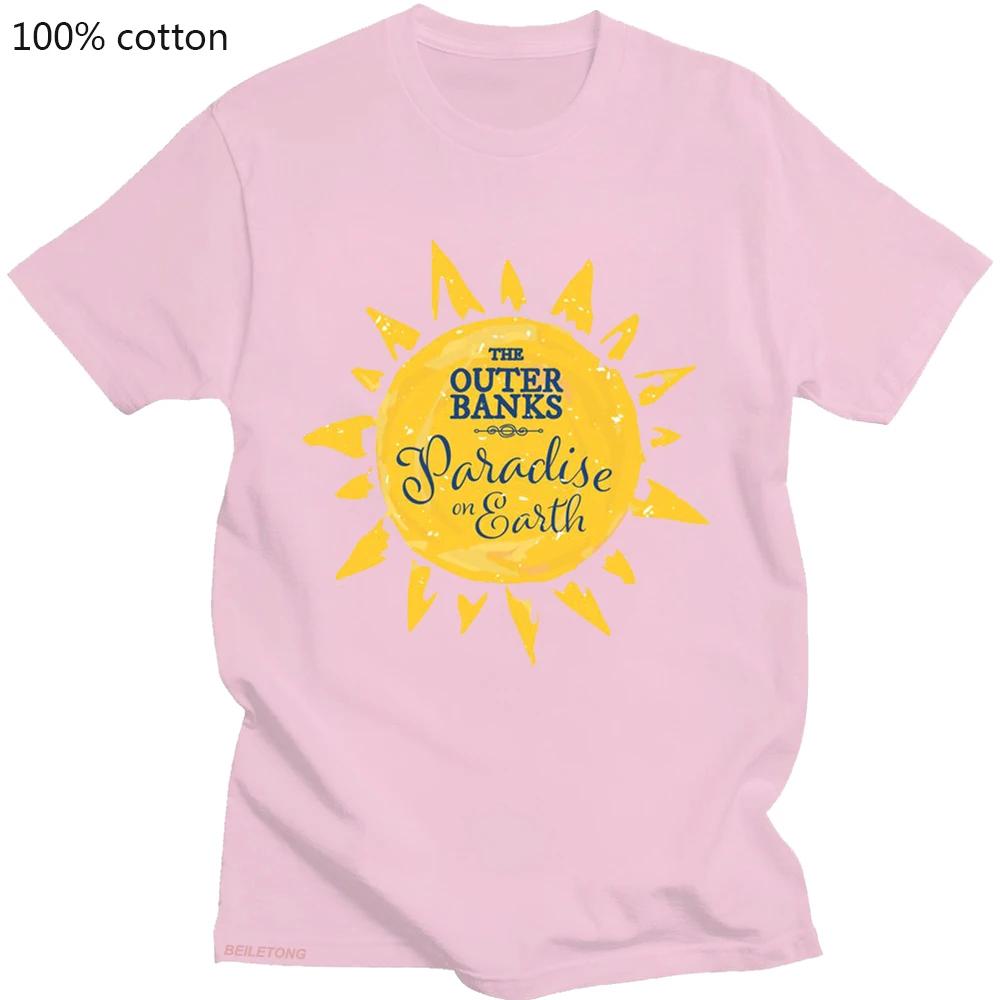 Тениска Поуг Life Outer Banks TV Ulzzang Graphic Битник Женска Тениска със забавна принтом За момичета, Черна риза с кръгло деколте, 100% Памук Изображение 4