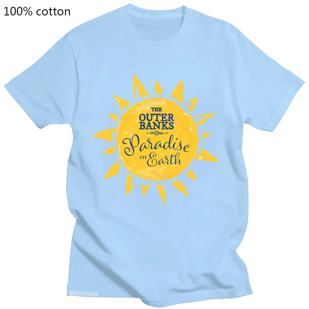 Тениска Поуг Life Outer Banks TV Ulzzang Graphic Битник Женска Тениска със забавна принтом За момичета, Черна риза с кръгло деколте, 100% Памук Изображение 5