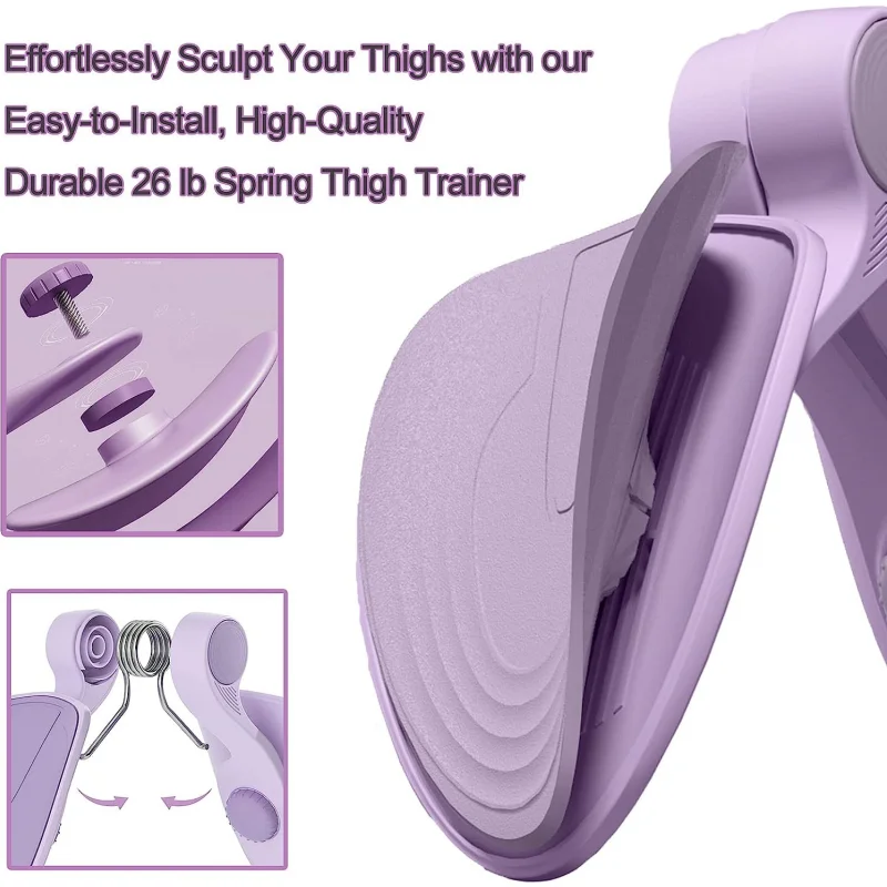 Тренажор за горната част на бедрата Thigh Hip Master Trainer Симулатор за мускулите на тазовото дъно Треньор на Кегел за следродилна рехабилитация, Тример за вътрешната повърхност на бедрата Изображение 3