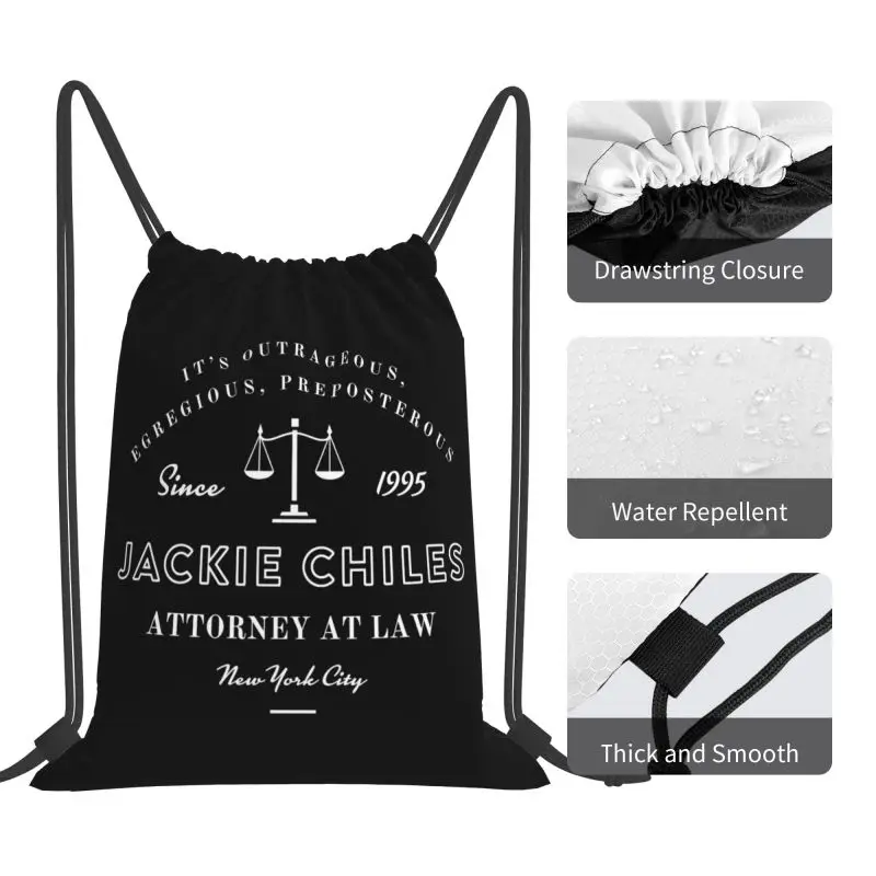 Чанти дантела прозорци Джаки Chiles Зайнфелд, спортни сакове, раници за модни дрехи Изображение 2