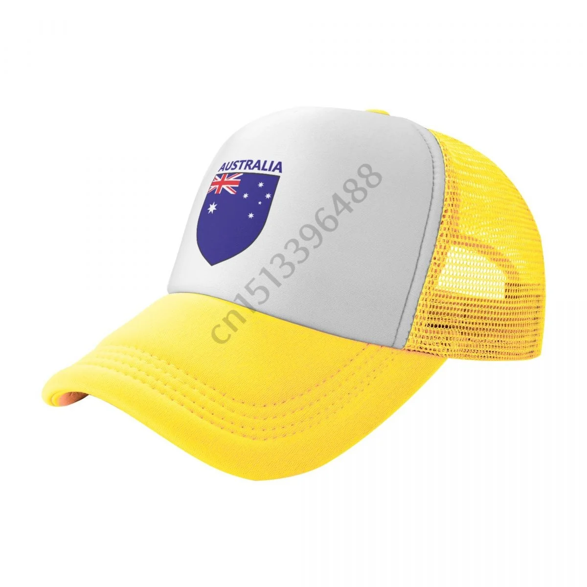Австралия, шапки шофьор на камион, бейзболна шапка лятна от слънцето, Дишаща Регулируема мъжка шапка за риболов на открито Изображение 1