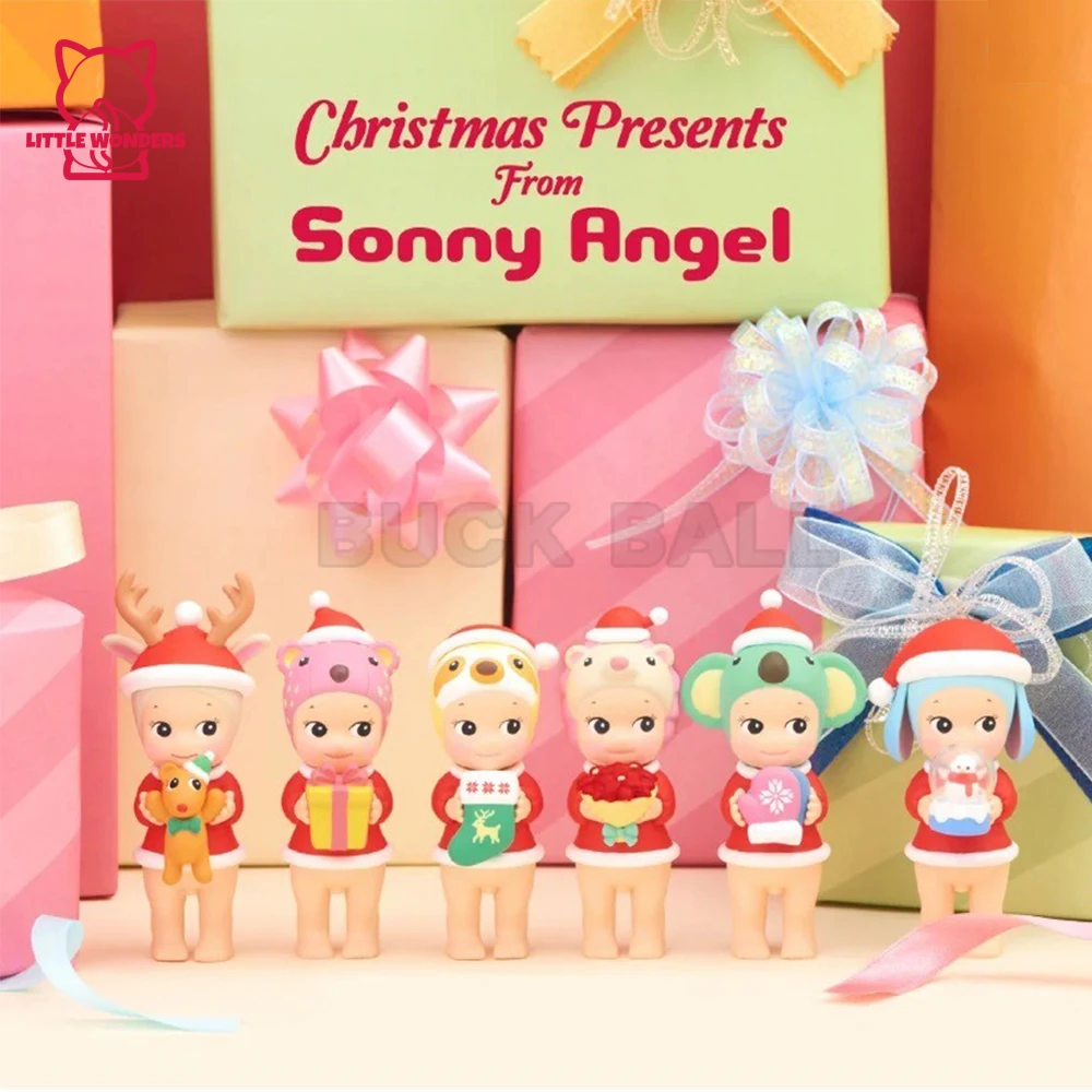Сони Angel Blind Box Коледни подаръци от Сони Angel Mysterious Box Мини-фигурка на Mystery Box Kawaii Сладка Кукла Коледен подарък Изображение 0
